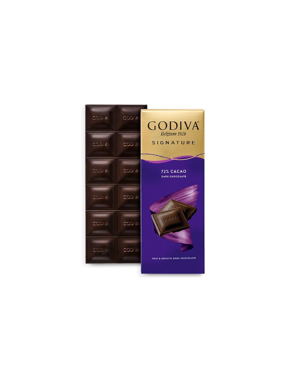 Godiva Signature Tablet 72% Cacao Dark Chocolate 90G