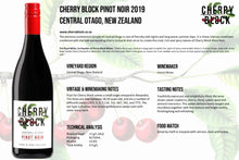 Load image into Gallery viewer, Cherry Block Central Otago Pinot Noir 2019
